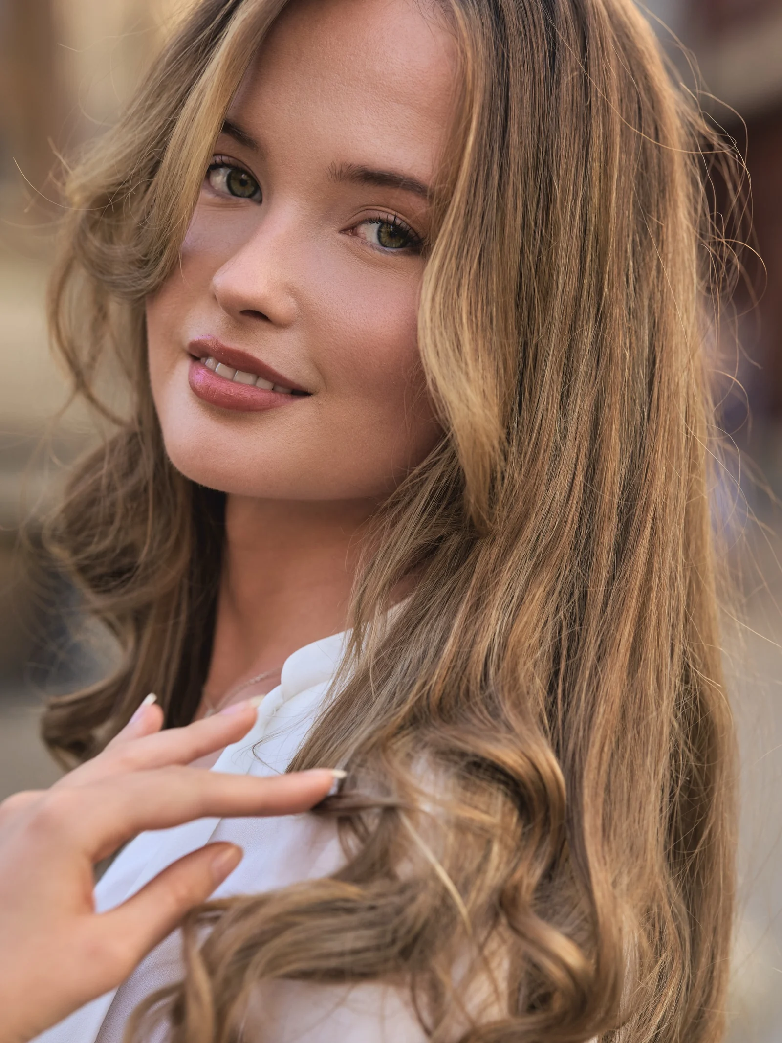 Eloïse, modèle, gros plan portrait en lumière naturelle, Bâle