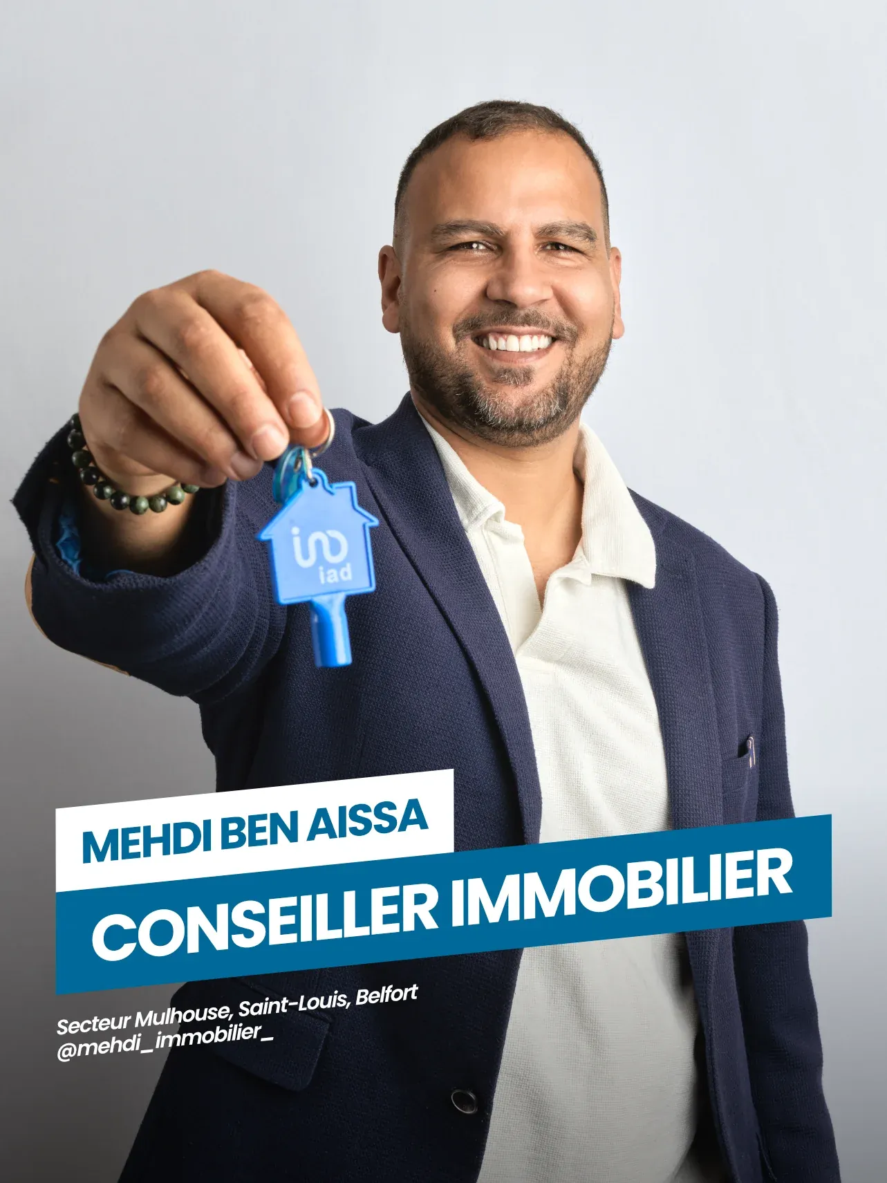 Mehdi Ben Aissa, conseiller immobilier, portrait corporate en Alsace
